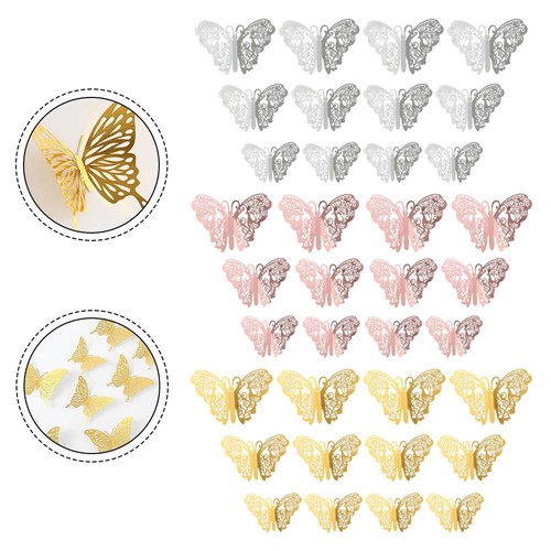 Papier peint papillon pour - papier, 3d