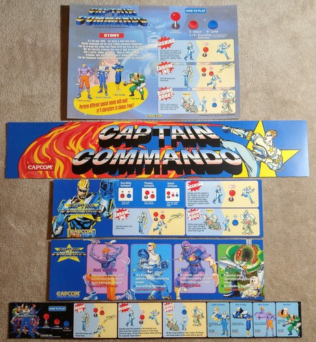 Captain commando instruction - captain,