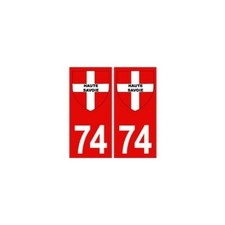 74 Haute Savoie autocollant
