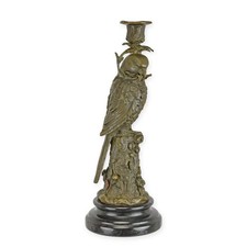 Bougie perroquet statue - perroquet,
