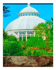 Affiche du jardin botanique de