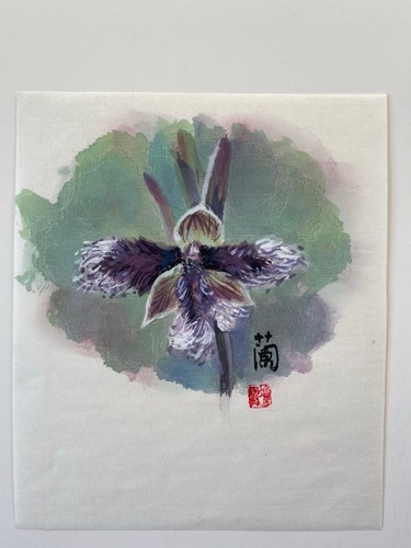 Original flower orchid brush