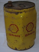 Ancien bidon shell 25 litres a