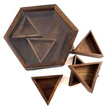 Boîte À Épices En Bois Fait