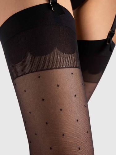 Bas sexy voile pois - bas,