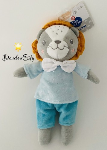 4886 doudou peluche lion - peluche,