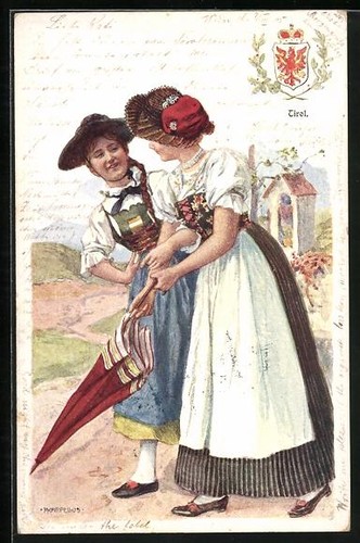 Carte postale artiste adolf - postale,