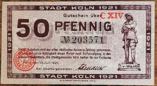 Billet allemagne pfennig - allemagne,