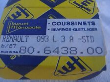 Jeu de coussinets de paliers de vilebrequin pour RENAULT R5 type1220 et 1221,...