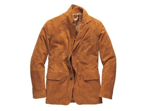 Blazer classique cuir - en,