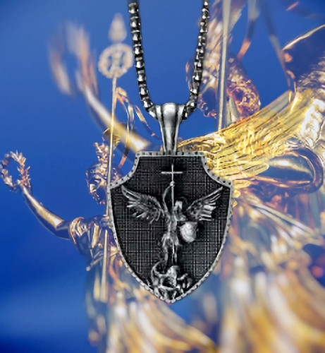Saint michel medaille - -,