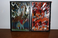 Tableaux signés. Art D' AFRIQUE ; Danseuses Africaines ; Animaux de la savane