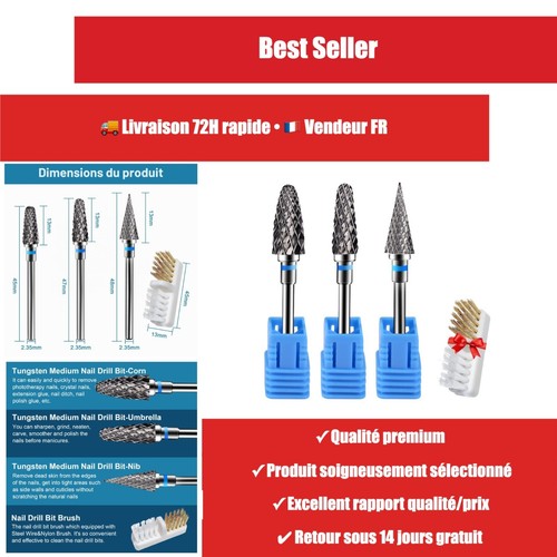 Embouts ponceuse ongles cgbe - ponceuse,