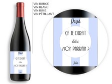 Bouteille de bière ou vin personnalisable pour une demande originale au futur pa
