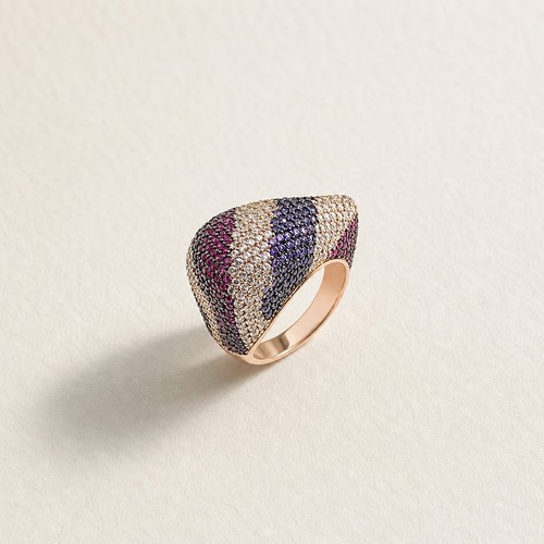 Bague dôme argent - bague, sterling