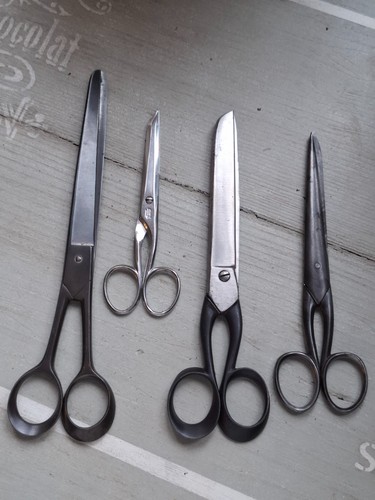 Lot anciens ciseaux couture - anciens,