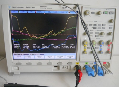 Oscilloscope agilent infini - oscilloscope,