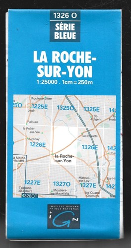 Carte ign serie bleue - serie, o