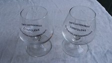 Lot de 2 verres à Cognac