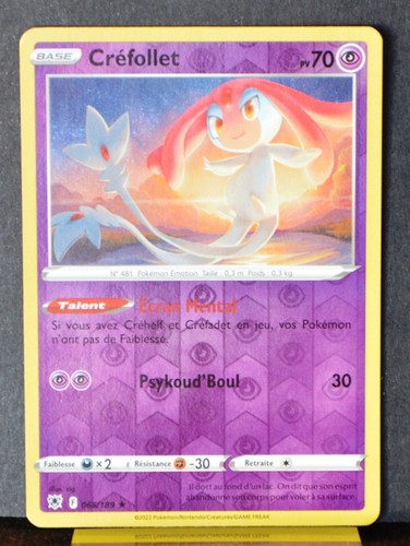Carte pokemon créfollet - carte,