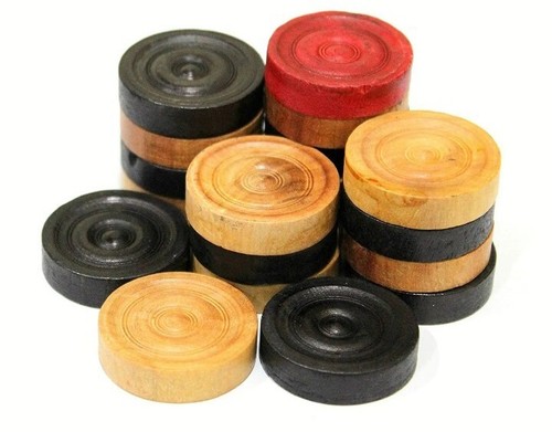 Pièces jetons en - en, bois