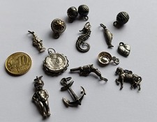 charms bijou argent ancien figurine France vintage silver pendant lot collection