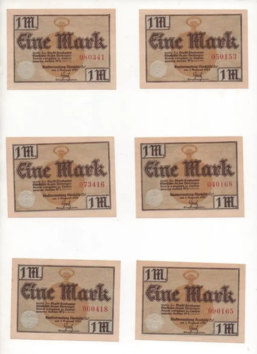Notgeld girokasse 6 - -,