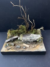Diorama falaise normandie - falaise, 1944