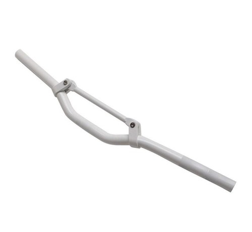 Guidon street alu blanc l625mm