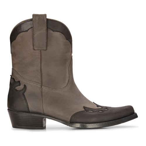 Homme cuir western bottes noir - homme,