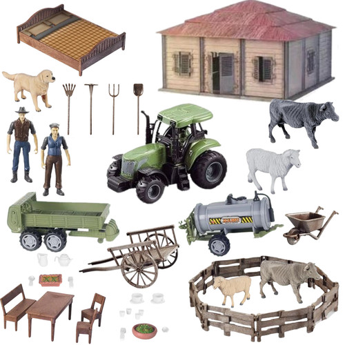 Ferme ensemble maison - ferme,
