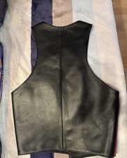 gilet cuir noir RoB Amsterdam 