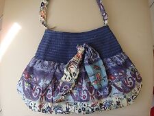 SAC A MAINS COLORE FLEURS ET PAPILLONS