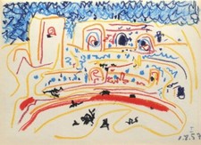 PABLO PICASSO - TOROS Y TOREROS 1961 photolithographie