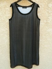 cop copine  robe courte dentelle graphique noir modele Youssou  40