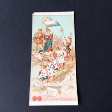 Petit Chromo Cartes À Jouer