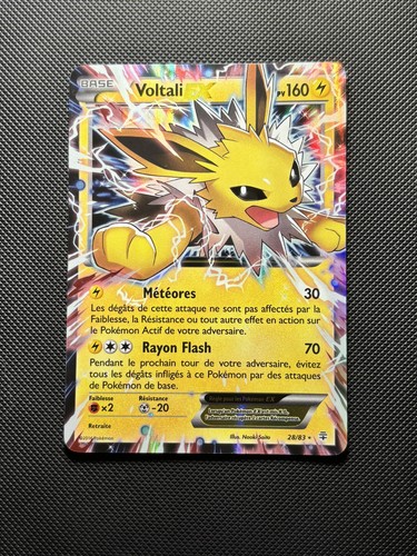 Carte pokémon voltali ex - carte,