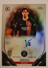 Vitinha Carte Topps Chrome Auto  Psg 2023-24 Football Ligue1 Paris Portugal 