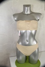 maillot de bain bikini beige