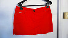 Jupe Rouge en Coton Jean doux Jennyfer Taille 40/L
