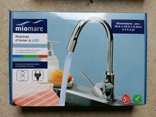 AR2 LED Robinet Cuisine Mitigeur d'évier MIOMARE 3 couleurs selon température 