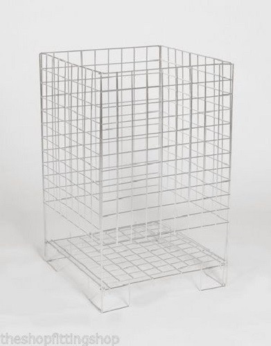 Bac déchets zinc - À, en