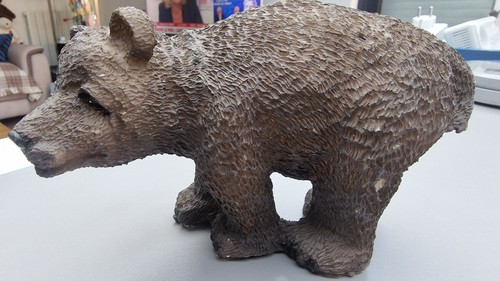 Ours brun résine bon - ours,