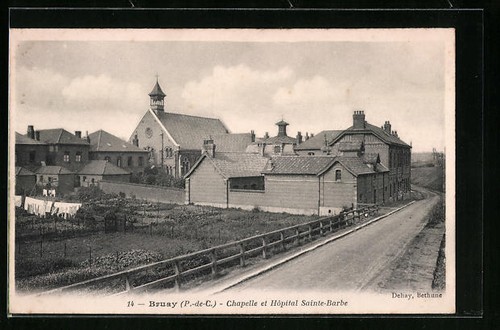 Cpa bruay chapelle - chapelle, et