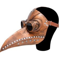 Masque Halloween Médecin de la Peste Bec Oiseau Corbeau Déguisement Horreur