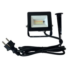 Müller-Licht LED Projecteur Noir IP44 10W RGB Dimmable Avec Télécommande