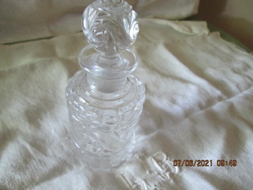 Ancien flacon parfum verre - ancien,