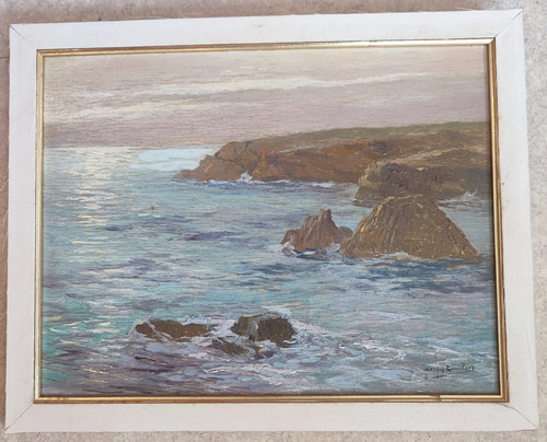 Huile marine sur - marine, panneau