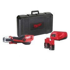 Sertisseuse MILWAUKEE 12V Li-Ion (2x 2Ah) FORCE LOGIC™ + coffret M12 HPT-202C