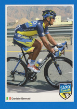 CYCLISME carte cycliste DANIEL BENNATI  équipe SAXO TINKOFF 2013